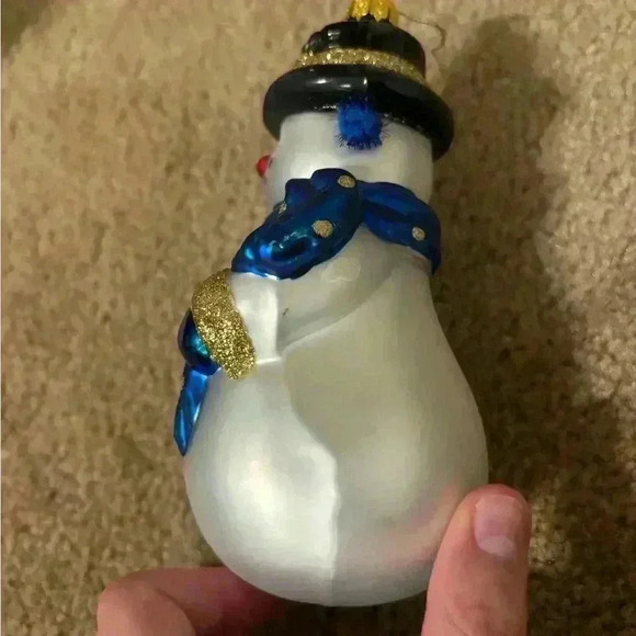 christopher radko Snowman Ornament ￼ - Picture 4 of 9
